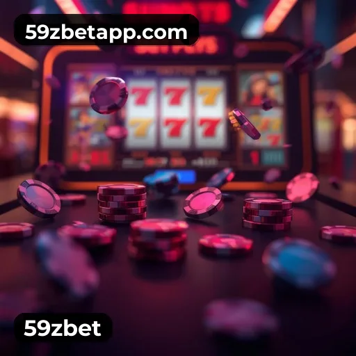 App 59zbet para iOS e Android — interface mobile, login biométrico e PIX integrado